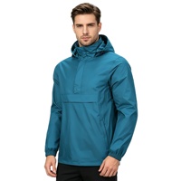 Chaqueta de lluvia para hombre Outdoor Ventures, impermeable, ligera, empacable, jersey de lluvia para senderismo, Golf, correr