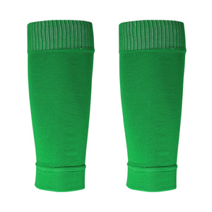 Calcetines de fútbol sin pie con logo personalizado, mangas elásticas para espinilleras, mangas deportivas para pantorrillas y piernas - Product Image 1