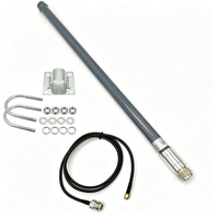 Antenne extérieure omnidirectionnelle en fibre de verre FRP IP67 5dBi à gain élevé 433 470 510 868 915 MHz, type N, pour station de base Lora LPWAN IoT