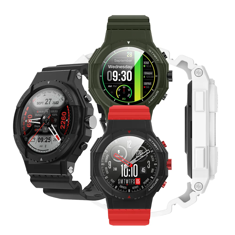 G012023カスタムビルトインGPSチップインサート屋外hombre時計relojes inteligentesスマートウォッチ男性スポーツスマートウォッチ