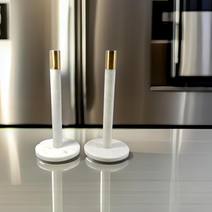 Supports de bougies modernes en argent pour mariage, décorations de table, chandeliers en métal, centres de table faits à la main, logo personnalisable - Product Image 3