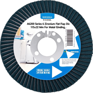 Ab6200 <b>Series</b> <b>6</b> Zirconium Flat Flap Disc 115x22 Mm For Metal Grinding - Product Image 2