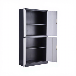 Commercial Steel Filing <b>Cabinet</b> Four Doors <b>Lockable</b> Adjustable Shelving Office Furniture for Home & Workshop Use - Product Image 3