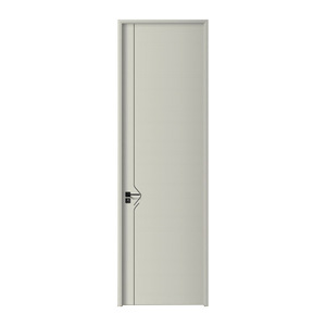 Puerta Interior Minimalista de MDF Sólido con Aislamiento Acústico, Diseño de Panel Plano, Apertura Manual, Superficie Acabada - Product Image 1