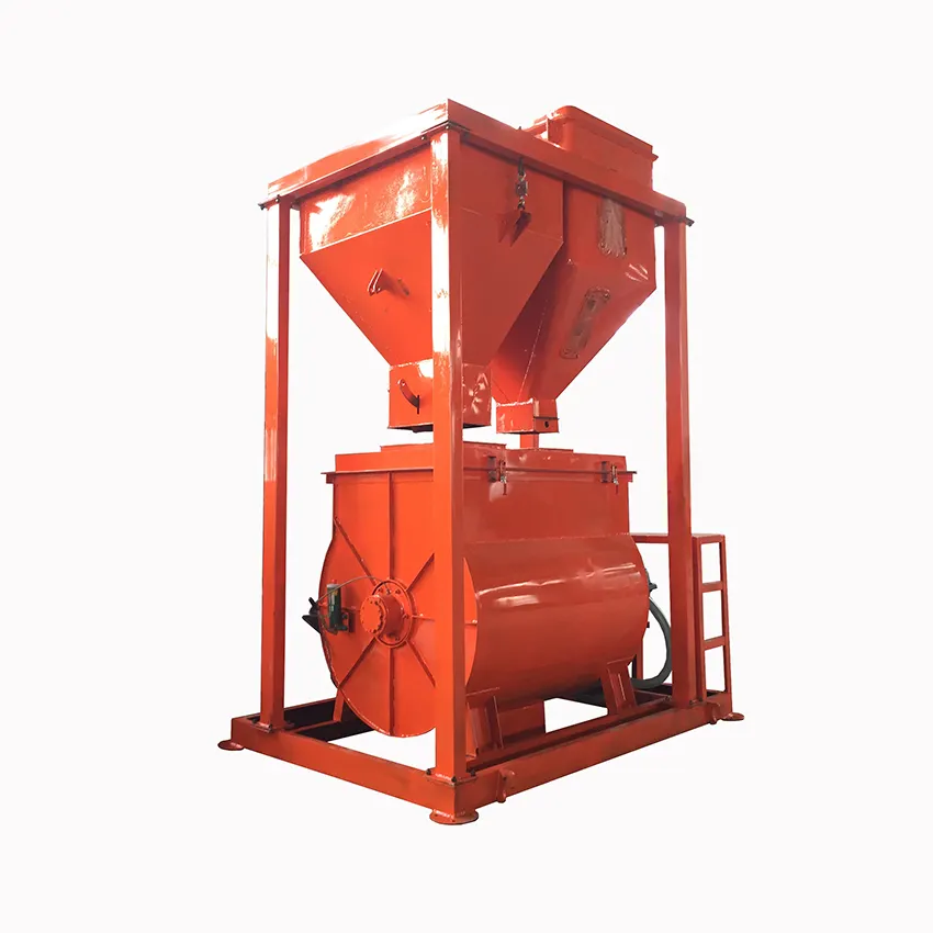 construction concrete mixing machine used for eps mixing machine, fast eps mixing machine working construction