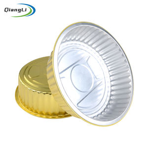 Круглые алюминиевые формы для выпечки с крышками, глубина 10 дюймов, особо прочные, жиростойкие, глубина 2,4 дюйма, объем 85 унций - Product Image 2