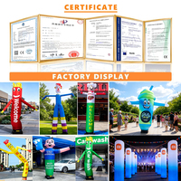 Vente en gros Sky Dancer LED géant gonflable agitant les bras pour événements de grand ouverture et promotions de bienvenue en magasin