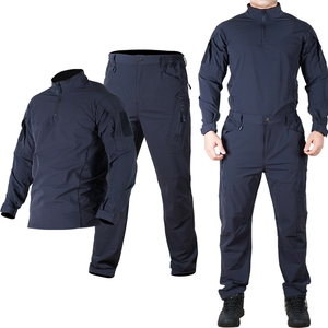 Sivi Chiến Thuật Đồng Phục Thoáng Khí Ếch Dài Tay Áo T-Shirt Và Quần Chiến Đấu Phù Hợp Với Chiến Thuật Đồng Phục Săn Bắn Quần Áo - Product Image 1