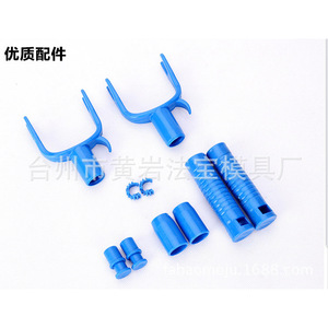 Injection Molded Clothes Fork Head <b>Plastic</b> PP <b>Hook</b> Type Durable For Clothes Drying Pole - Product Image 3