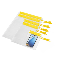 HaoRan Pochette Étanche Transparente pour Permis de Pêche, Porte-Documents, Porte-Carte d'Identité, Housse Étanche pour Permis