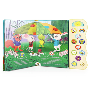 Libro Sonoro Interattivo per Bambini, Giocattolo Educativo Precoce con Pulsanti Sonori Multipli, Libro Musicale Educativo Prescolare - Product Image 2