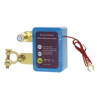 Dispositivo de Desconexión del Terminal Negativo de la Batería del Barco, 12V 24V, Cobre, 2 Polos, Protección Contra Fugas, Control Remoto, Interruptor Manual