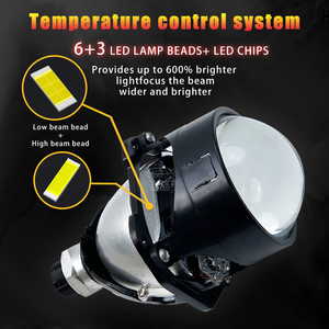 ไฟหน้ารถจักรยานยนต์อัตโนมัติและเลนส์โปรเจคเตอร์ LED ขนาด2.5นิ้วพร้อมไฟสปอร์ตไลท์ <span class=keywords><strong>Hi</strong></span>/ต่ำจากโรงงานโดยตรง - Product Image 2