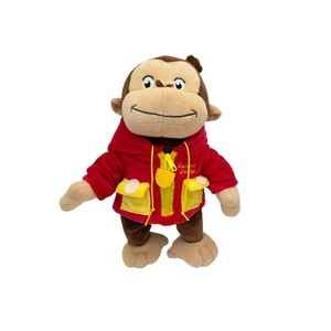 NUEVO Peluche de Mono George con Suéter Rojo, Relleno de Algodón PP Súper Suave, Regalo de Cumpleaños - Product Image 5
