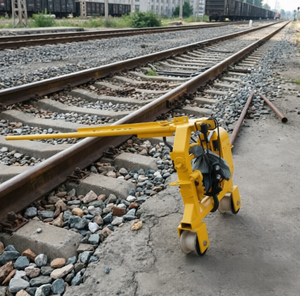 Carrello Multifunzionale DGC per Lavori Ferroviari, Carro Sospeso con Ruota Unilaterale per Movimentazione Ferroviaria - Product Image 1