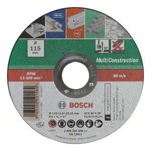 BOSCH - 2609256306 Disque à tronçonner droit ''Multi Construction'' - EAN 3165140591584 ABRASIFS CUTING DISCS - Product Image 1