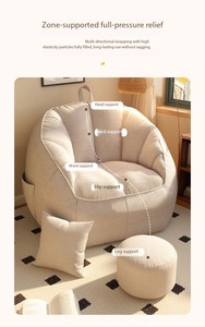 Divano a L in Stile Italiano, Comodo, Vendita Diretta dalla Fabbrica, Tessuto Impermeabile <span class=keywords><strong>Bianco</strong></span>, Design <span class=keywords><strong>Moderno</strong></span> per <span class=keywords><strong>Soggiorno</strong></span> - Product Image 5