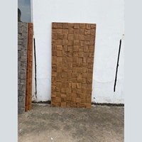 Panel Acústico 3D Seguro y Ecológico con Acabado de PU, Panel Decorativo de Poliuretano con Aspecto de Piedra para Hogares, Oficinas y Estudios