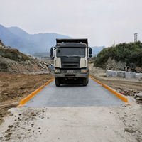 Pont-bascule pour camions en acier au carbone de 10 à 150 tonnes, 49,21 pieds, avec écran LCD, OEM