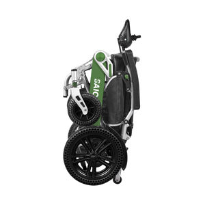 Sedia a Rotelle Elettrica Pieghevole Automatica 4x4 in Lega di Alluminio per Esterni Baichen per Disabili - Product Image 2