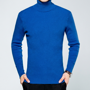 Suéter de Forro Polar para Hombre, Moderno, de Manga Larga, Cuello Redondo, Talla Grande, para Invierno, Poliéster/Algodón, Secado Rápido, Camiseta con Estampado 3D, Color Azul Rey - Product Image 1
