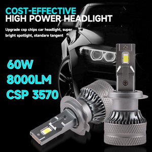 Usine Bon <span class=keywords><strong>Prix</strong></span> Phares Led De Voiture 8000LM 60W Mini Ampoules Led H1 H11 9005 H4 H7 Phares Led De Voiture - Product Image 4