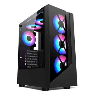 Tempered Glass Computer Hardware And Software Wholesale Gaming Case MATX Gaming Case