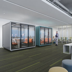 Cabina <span class=keywords><strong>de</strong></span> teléfono para reuniones <span class=keywords><strong>de</strong></span> doble vidrio, cabina <span class=keywords><strong>de</strong></span> trabajo <span class=keywords><strong>de</strong></span> estudio insonorizada acústica, cabina <span class=keywords><strong>de</strong></span> grabación, cabina <span class=keywords><strong>de</strong></span> trabajo silenciosa moderna a prueba <span class=keywords><strong>de</strong></span> sonido - Product Image 1