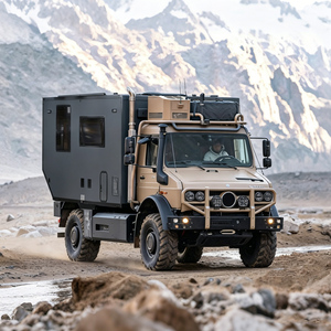 Fabricante OEM ODM de <span class=keywords><strong>Autocaravanas</strong></span> Unimog Expedition Camper Box 4x4 Todoterreno para Camiones de Servicio Pesado - Product Image 1