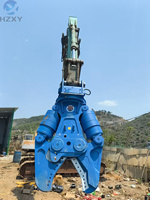 TSC-330DH Cisaille hydraulique à double cylindre pour excavatrice, outil de coupe robuste avec pompe, pour ferraille et acier de plus de 40 tonnes