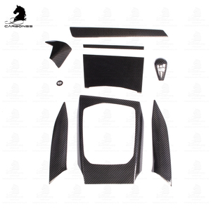 LHD Pour <span class=keywords><strong>BMW</strong></span> Série 3 G20 Dry Carbon Fiber Central Control Dashboard <span class=keywords><strong>Console</strong></span> Gear Shift Panel Interior Cover Trim 2019 +. - Product Image 3