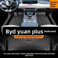 Tapis de sol de voiture complets en TPE pour BYD Yuan Plus EV, accessoires complets de Shandong, y compris côté conducteur