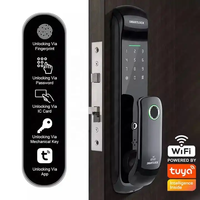Cerradura Inteligente con Huella Dactilar Langyeao, Aplicación Tuya TT, para Oficina, Puerta Interior de Madera, Apartamentos, Hoteles, Alquileres, Cerradura Electrónica con Código
