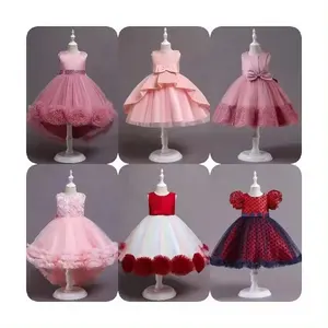 Neuzugang Abendkleider für Kinder Kinderhochzeitskleid schicke Prinzessinnenkleid Ballkleid Partybekleidung Kleider für Kinder