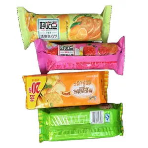 Verpackungs lieferant Laminat Kunststoff verpackung Keks Keks Snacks Verpackungs rollen