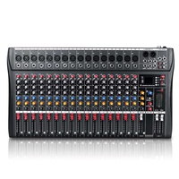 Gooermi CT12 Console de Mixage Professionnelle 12 Canaux pour Enregistrement Studio et Ordinateur