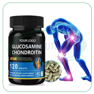 Capsules de MSM <span class=keywords><strong>Halal</strong></span> Ausreson OEM <span class=keywords><strong>Glucosamine</strong></span> 1500 Chondroïtine 800 Complément articulaire et osseux MSM <span class=keywords><strong>Glucosamine</strong></span> Chondroïtine - Product Image 1