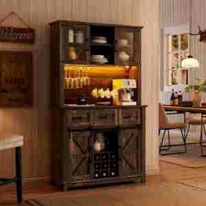 Simple <b>sideboard</b>, <b>storage</b> cabinet, wall-mounted living room wine cabinet, tall cabinet, light luxury home tea cabinet, <b>storage</b> - Product Image 4