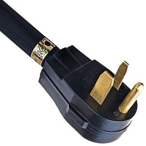 Câble de sèche-linge SRDT à 3 broches, cordon d'alimentation pour appareil électrique 30 ampères NEMA 10-30P, 3 fils avec connecteurs à anneau - Product Image 4