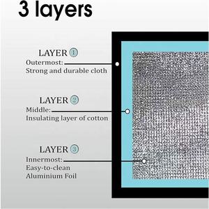 Gran oferta, gran capacidad, venta al por mayor, bolsas de refrigeración plegables, bolsa térmica aislada de poliéster reutilizable - Product Image 5