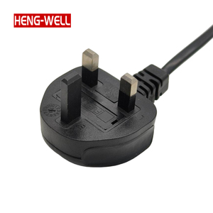 Cable de Alimentación Personalizado de 2 Pines del Reino Unido, Cable de Enchufe de 3A y 250V, Enchufe IEC C7 de Cobre para Uso en Hogar, Hotel y <span class=keywords><strong>Restaurante</strong></span>, Extremo Macho BS - Product Image 5