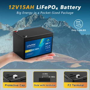 Индивидуальная литий-ионная аккумуляторная батарея 15AH <span class=keywords><strong>12V</strong></span> Lifepo4 с <span class=keywords><strong>12V</strong></span> Lipo для RV лодок и домашних солнечных систем