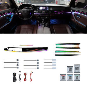 Éclairage d'Ambiance Intérieur Haut de Gamme pour <span class=keywords><strong>BMW</strong></span> F10, Lumières d'Ambiance Effet Rêve Couleurs Dynamiques, Lampe d'Atmosphère pour Voiture - Product Image 1