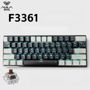 AULA F3361 <span class=keywords><strong>clavier</strong></span> de jeu mécanique 61 touches USB type-c remplaçable à chaud rvb rétro-éclairé Programmable filaire Portable nouveau - Product Image 1