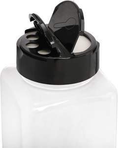Envase de Plástico para Especias de 1000 ml (32 oz), Botella para Condimentos de Barbacoa, Pimentero con Tapa Abatible, Frascos de Plástico Transparente para Especias Negras - Product Image 3