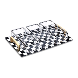 Individuelles Lucite Tray Judaica klassisches Acryl-Tauchbecken-Set - Product Image 5