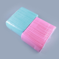 Bavettes dentaires jetables à 3 plis, personnalisées avec logo, colorées, noir, blanc, rose médical, pour tatouage et dentisterie
