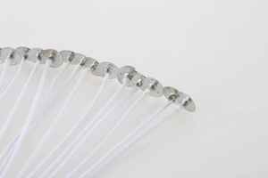 100% Natürliches Sojawachs Großhandel Weiße Kerzendochte DIY Baumwolldocht mit Basis Sandperlen-Wachskerzen DC-Kerzen - Product Image 6