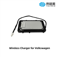 Accessoires authentiques YULIN, chargeur de téléphone sans fil intégré, 3 bobines fixes, EMC 15W, charge rapide pour modèles Volkswagen universels