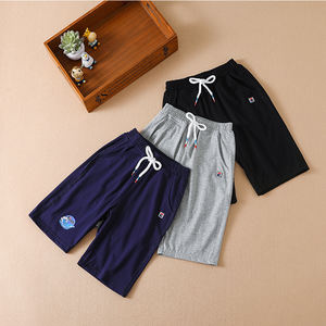 Shorts de sport en coton pour garçons, vente en gros, personnalisables, pour tout-petits, enfants, bébés, décontractés, tissés, unis, imprimés, maintien moyen 500 156 - Product Image 5